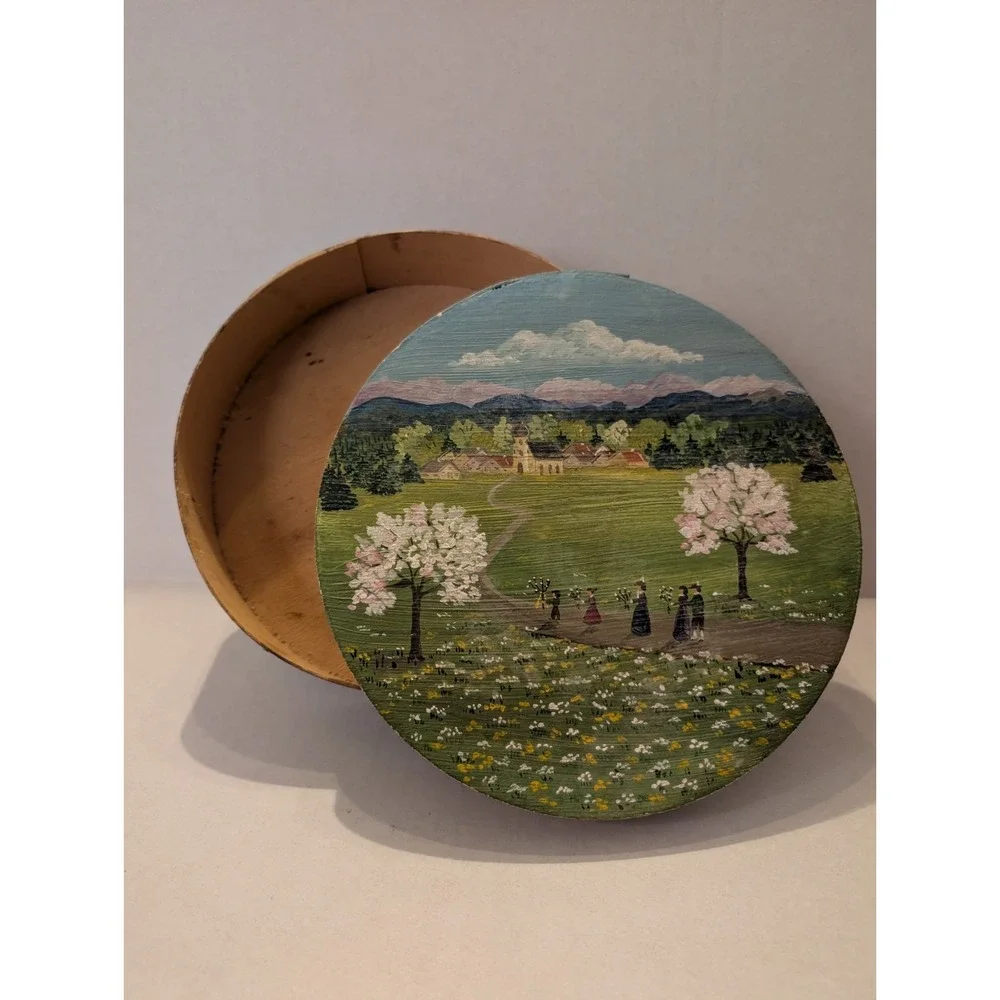 Hand Painted Folk Art 8.25